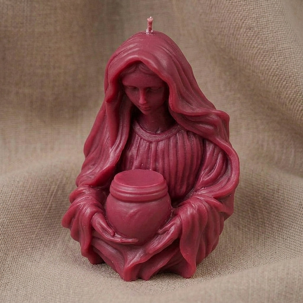 Vela Aromática Premium Nossa Senhora em Relevo 3D