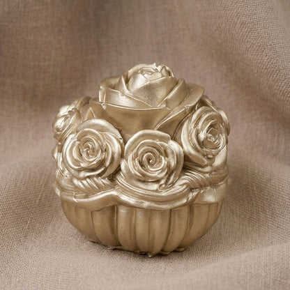 Vela Aromática Premium Cesta de Rosas Ombré