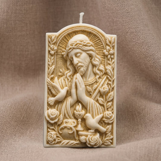 Vela Aromática Premium Jesus em Oração