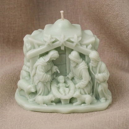 Vela Aromática Premium Presépio Sagrada Família