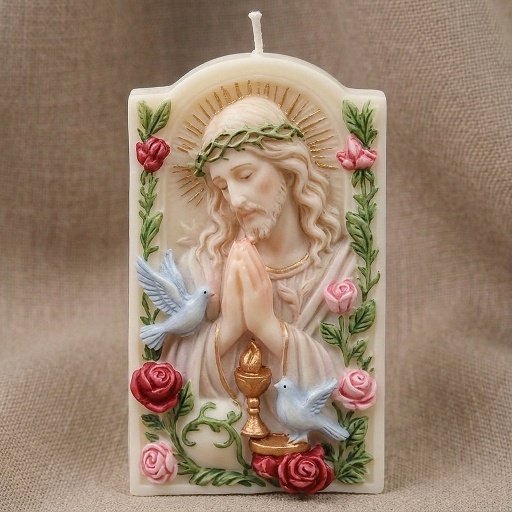 Vela Aromática Premium Jesus em Oração