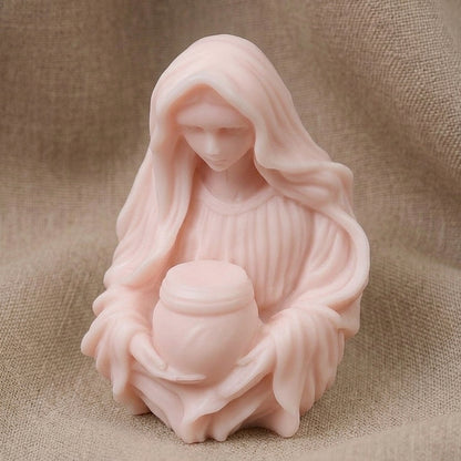 Vela Aromática Premium Nossa Senhora em Relevo 3D