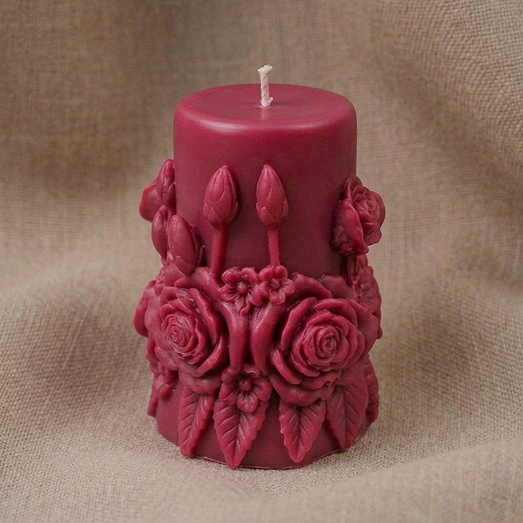 Vela Aromática Premium Bouquet de Rosas Brancas
