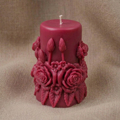 Vela Aromática Premium Bouquet de Rosas Brancas
