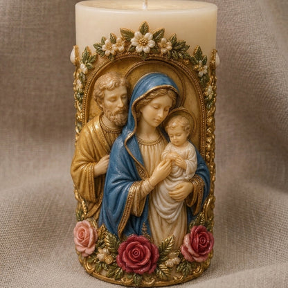 Kit Velas Aromáticas Premium Sagrada Família & Natividade