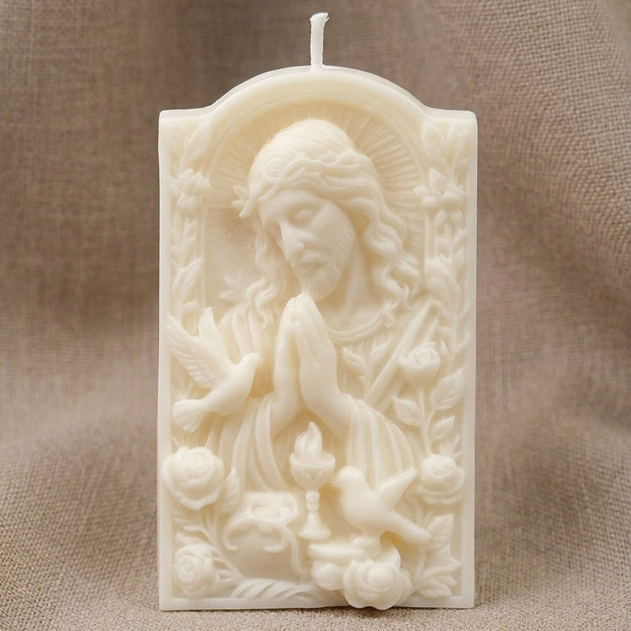 Vela Aromática Premium Jesus em Oração