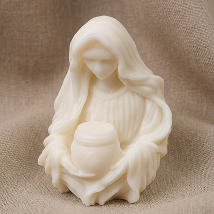 Vela Aromática Premium Nossa Senhora em Relevo 3D