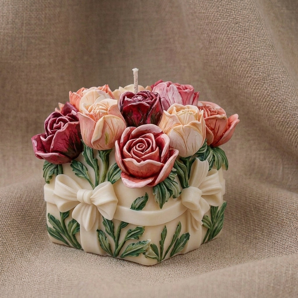 Vela Aromática Premium Rosas Delicadas