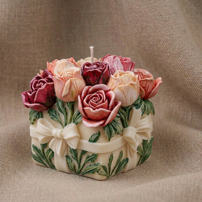 Vela Aromática Premium Rosas Delicadas