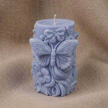 Vela Aromática Premium borboleta floral