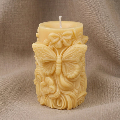 Vela Aromática Premium borboleta floral