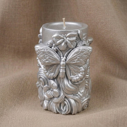 Vela Aromática Premium borboleta floral