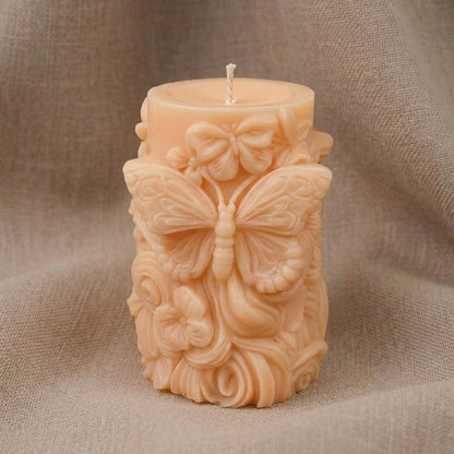 Vela Aromática Premium borboleta floral