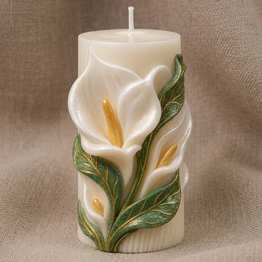 Vela Aromática Premium Lírio Ombré