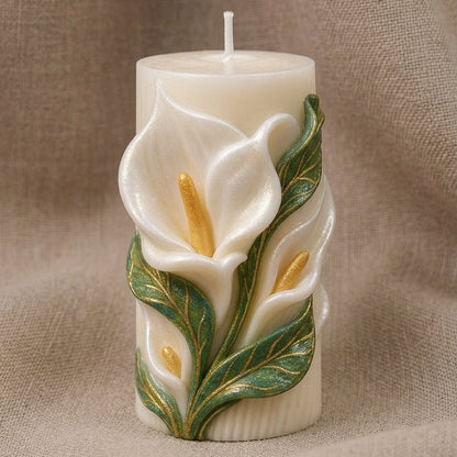 Vela Aromática Premium Lírio Ombré