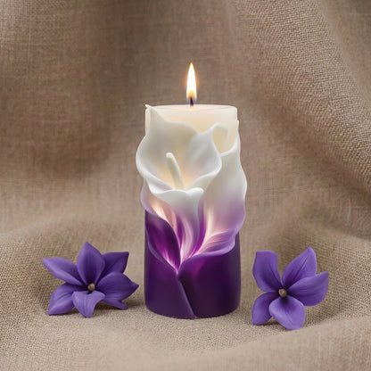 Vela Aromática Premium Lírio Ombré
