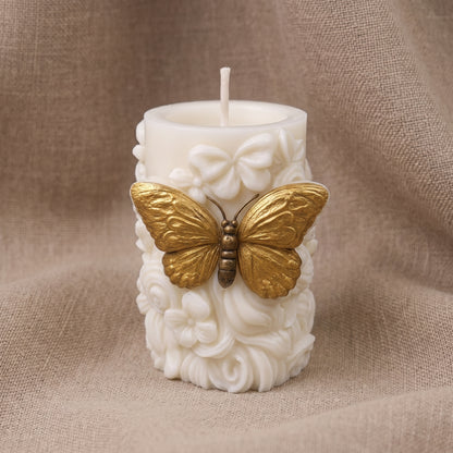 Vela Aromática Premium borboleta floral