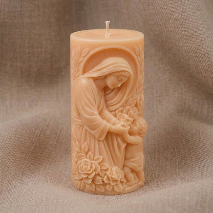 Vela Aromática Premium Nossa Senhora com Menino Jesus